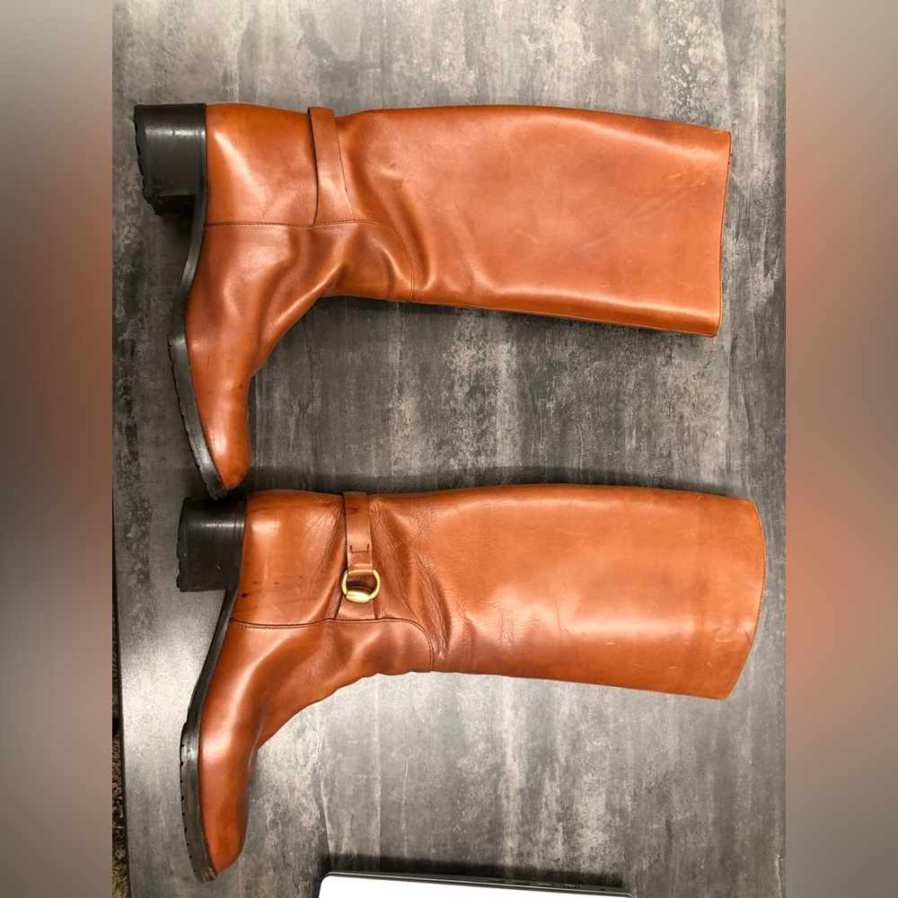 Gucci Equestrian Riding Boots 👢! Absolutely Gorgeous Boots 👢…. Size 7B 🌹 - Picture 12 of 14